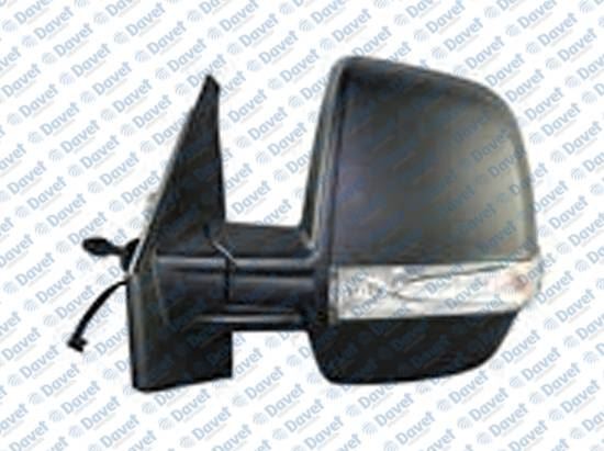 ART M001.1377 Dis Dikiz Aynasi Mekanik Sinyalli Çift Cam Sol Fiat-Opel Doblo 10->